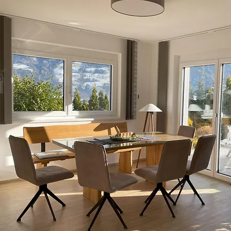 H21 - Modernes 145qm, 4sz, Wellnessbereich Mit Sauna Und Dachterrasse Mit Panoramablick, Kuehlen Und Heizen Mit Geothermie 別荘 フューゲン